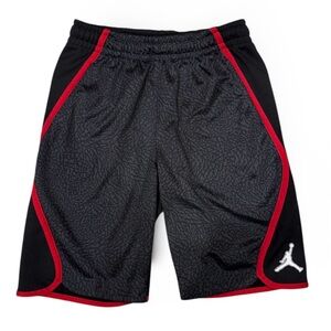 Jordan Kid’s Black and Red Athletic Shorts